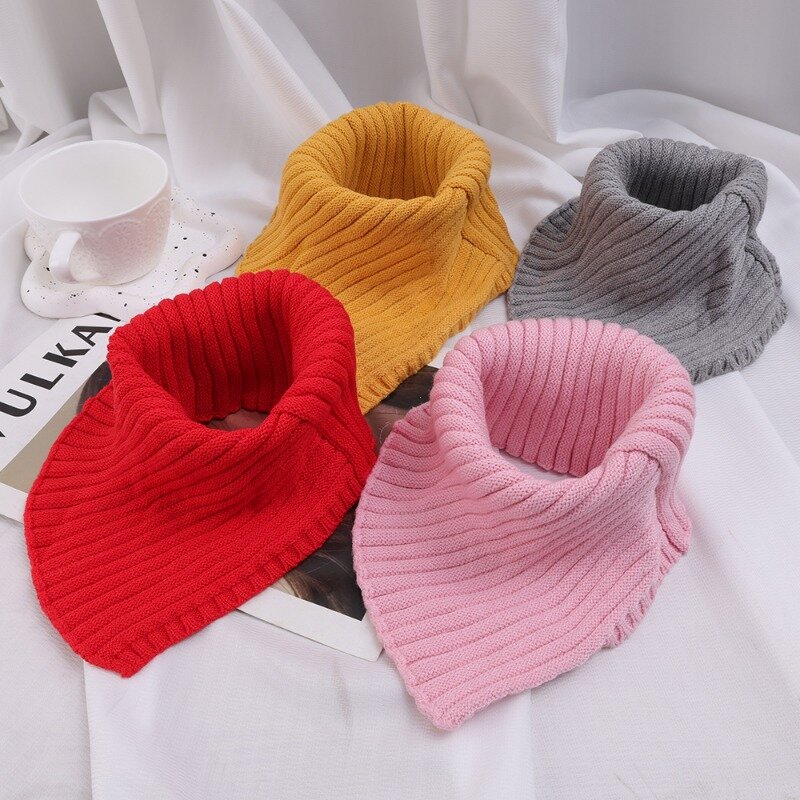 Fashion Knitted Cotton Fake Collar Winter Detachable High Collars for Women Girls Solid Color Turtleneck Collar Warmer New