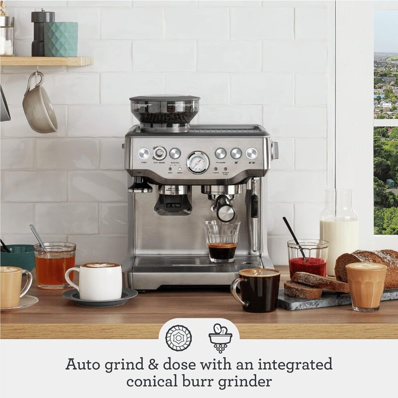 Mesin kopi, kontrol suhu Digital, menawarkan semua dalam satu mesin Espresso, pembuat kopi