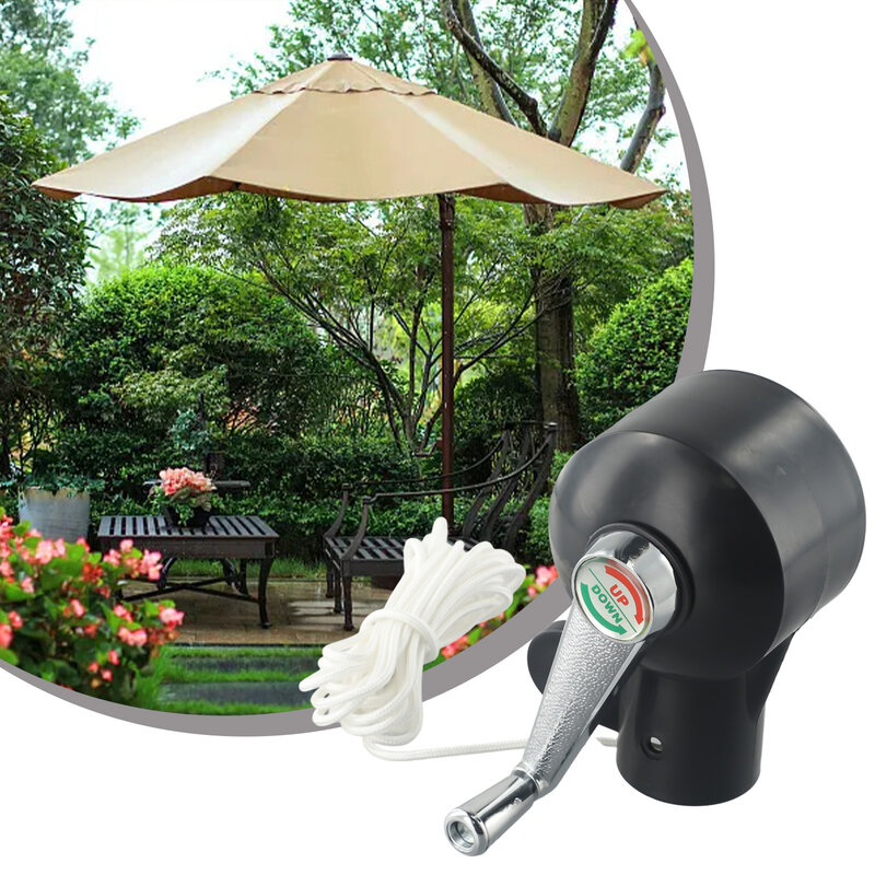 Patio Umbrella Crank Handle Metal/Plastic Crank Handle Heavy Duty Replace Umbrella Holder Umbrella Spare Parts High Quality
