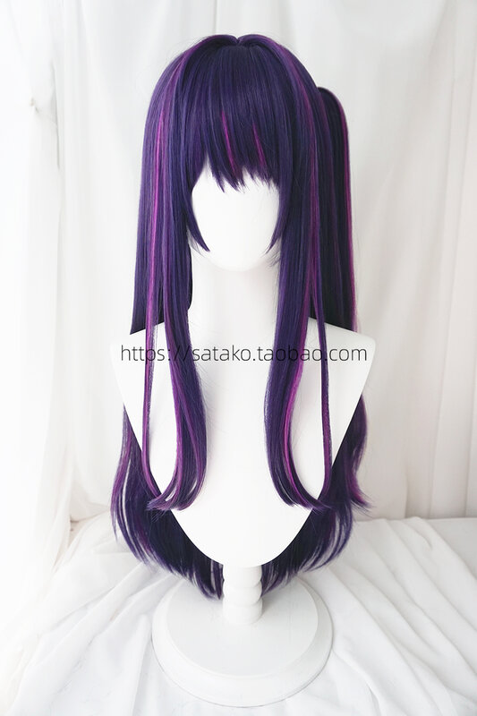 AOI Artificial Scalp Top I Push Child Ai Hoshino Cos Wig Headwear Small Tiger Mouth Clip Thin Ponytail