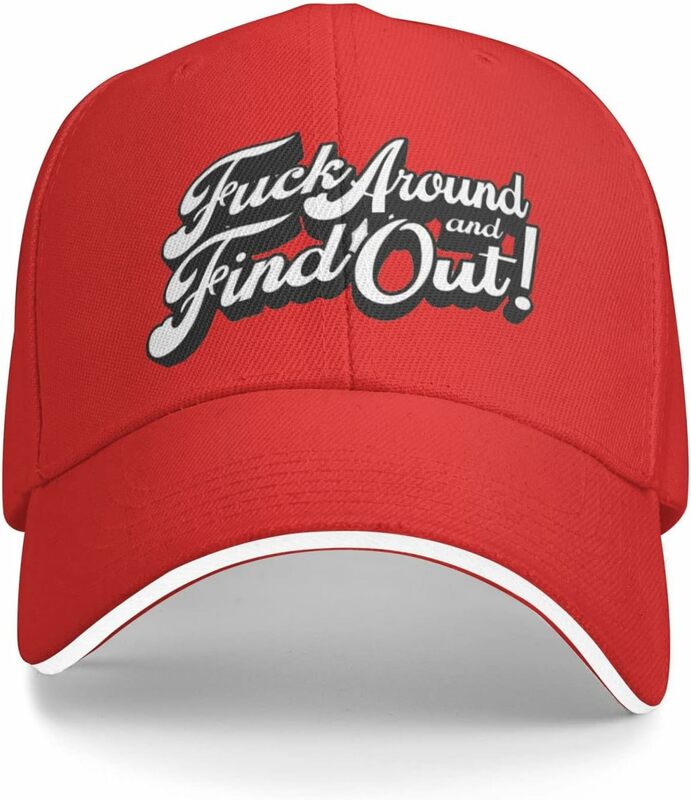 Around and Find Out Sandwich Cap Unisex Classic Baseball Capunisex Adjustable Casquette Dad Hat