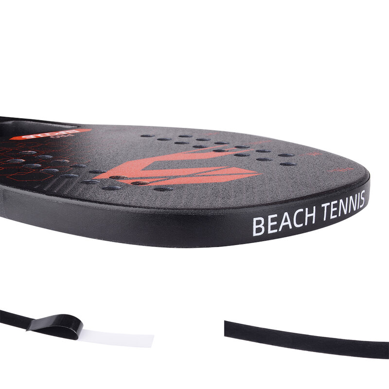 Tênis Paddle Protector Tape para Raquete de Praia, Proteção Top Frame, Acessórios Adesivos, 38 cm x 2,4 cm, 5 pcs, 10 pcs