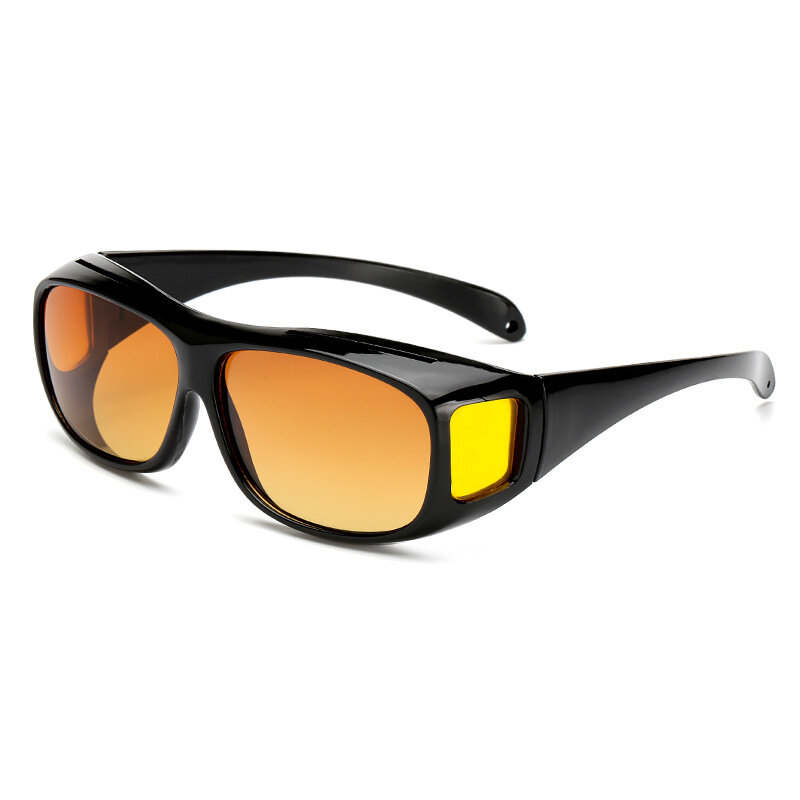 Новый стиль автомобильные солнцезащитные очки ночного видения для вождения очки унисекс Вождение HD ночное видение Вождение вокруг ночного дня антибликовые солнцезащитные очки
