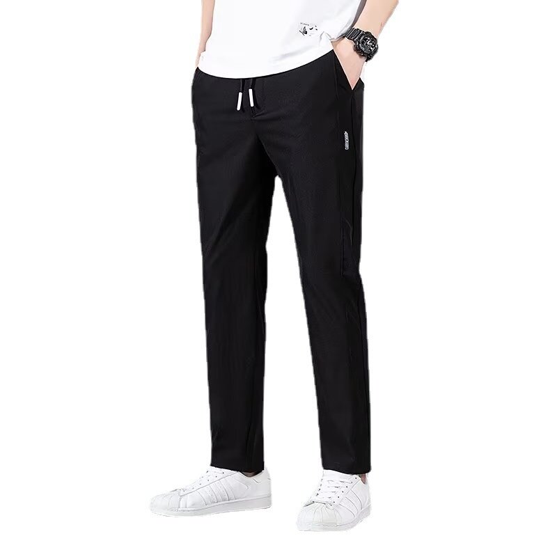 2023 spodnie na co dzień męskie szyte koreańską wersję dużego rozmiaru modowego trendu lekkie biznesowe proste spodnie spodnie dresowe