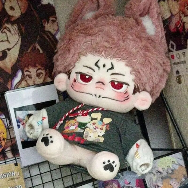 Muñecas de peluche de Jujutsu Kaisen Ryomen Sukuna para niños, juguete de Anime, muñeca desnuda, Cosplay, regalo para niños, 20cm, 5932