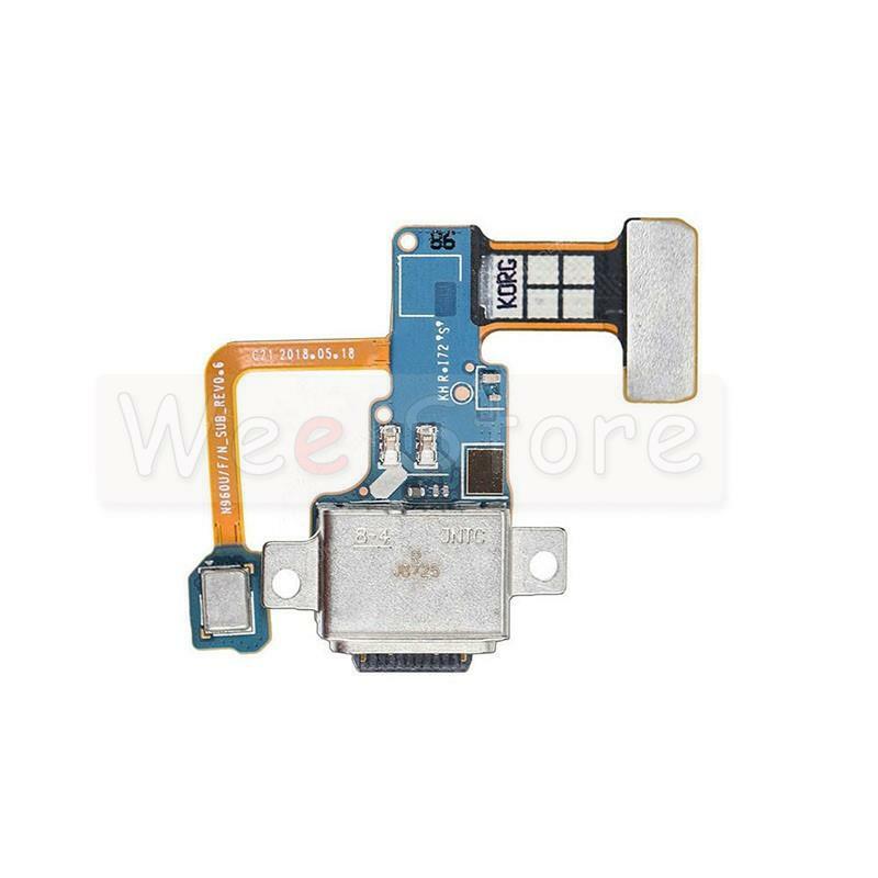 Aiinant พอร์ตชาร์จ USB ช่องต่อแท่นชาร์จสายยืดหยุ่นสำหรับ Samsung Galaxy Note 4 5 8 9 N950F N950N N950U N960F N960U N960N
