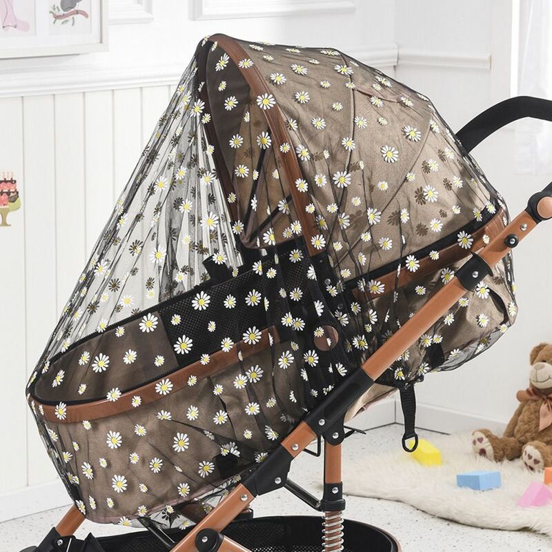 Gauze Breathable Baby Activity Supplies Baby Stroller Mosquito Curtain Stroller Accessory Pram Net Baby Sunshade Mosquito Net