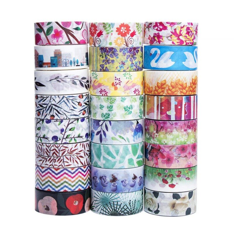 Kunden spezifisches Produkt neue Auswahl maßge schneider tes Druckpapier farbiges Washi tape bedrucktes Washi Tape