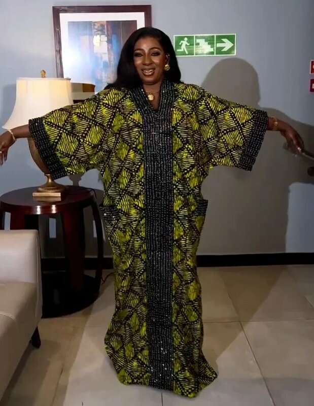2023 Abayas für Frauen Dubai Luxus afrikanische muslimische Mode Kleid Kaftan Hochzeits feier Kleider Boubou Robe afrikanische Kleidung