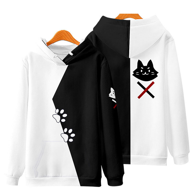 New VTuber Ookami Mio 3D printed hoodies men women footprint cosplay hoodie sweatshirts fashion harajuku jacket streetwear coat