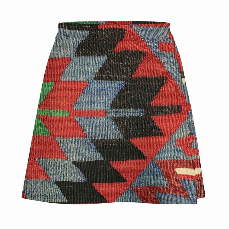 Decorativo Esme Kilim, tessuto Navaho, tessuto intrecciato, minigonna tappeto persiano gonna donna abito estivo donna 2023 gonna coreana