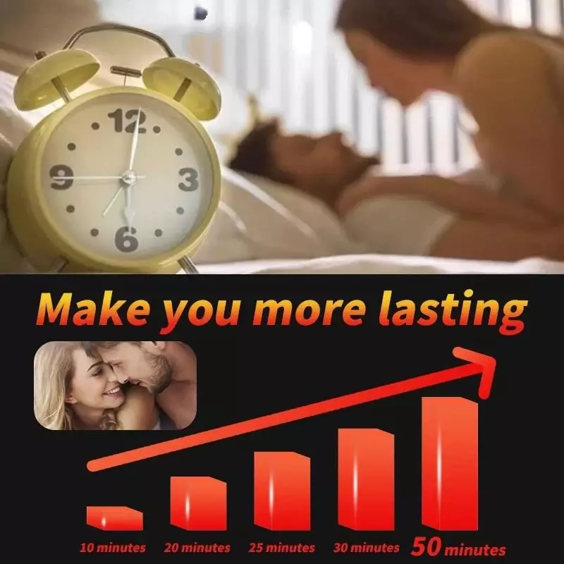 Óleo de massagem corporal duradouro para homens, spray masculino, 60 minutos