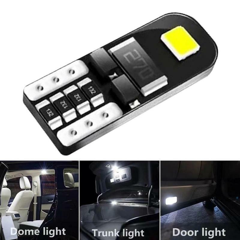 Bombilla LED RGB T10 para coche, luz de posición lateral de estacionamiento, lámpara de cúpula de mapa, lámpara de lectura con Control de corriente constante