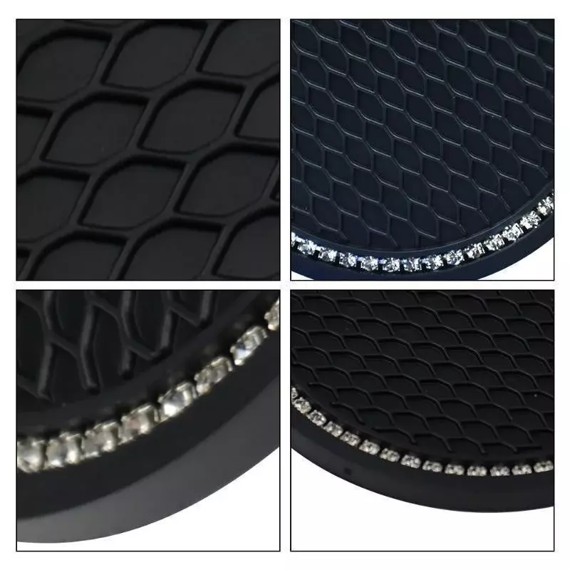 Car Coaster Water Cup Bottle Holder Anti-slip Pad Mat Silica Gel For Interior Decoration Car Styling Accessories