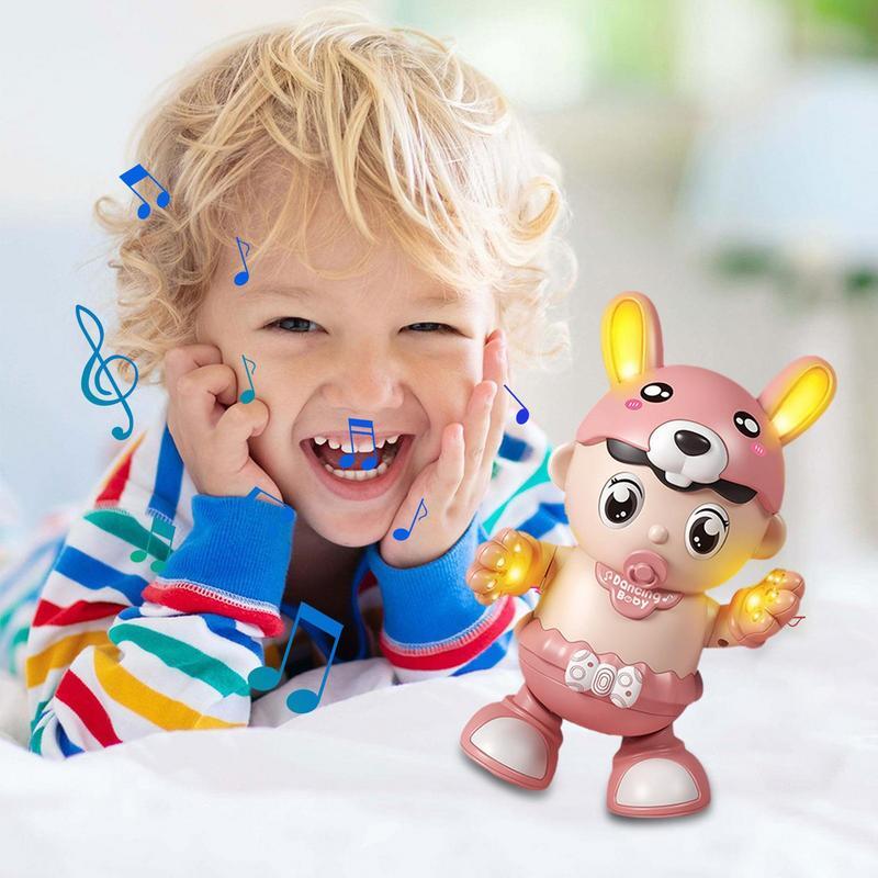 Dancing Robot Toy Singing Dancing Toys For Kids Interactive Educational Toys With LED Lights Dance Music Gift For Boys Girls
