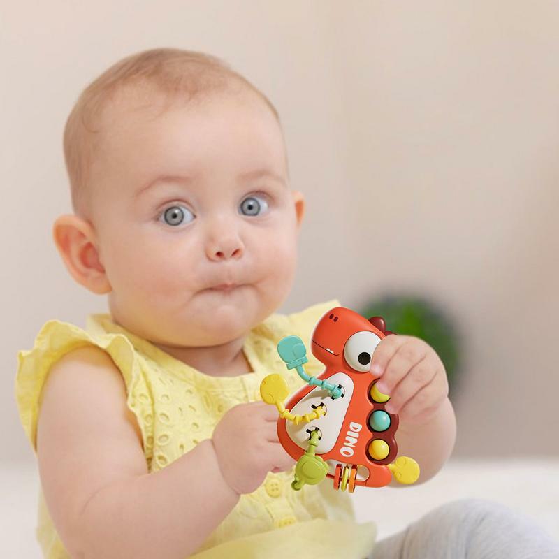 Montessori Toddler Travel Pull String Toy, Desenvolver Habilidades, Portátil, Reutilizável, Educacional, Habilidades Motoras