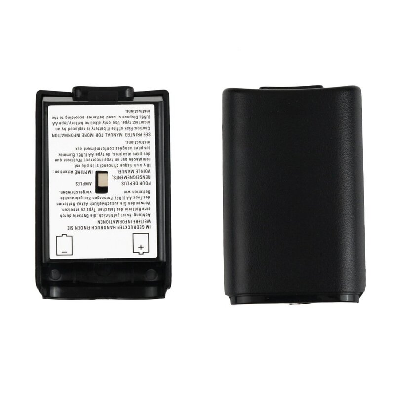 Universele Batterij Hoes Omhulsel Schild Case Kit Voor 360 Draadloze Controller Zwarte Batterij Cover Shell Voor Xbox360 Dropshiping