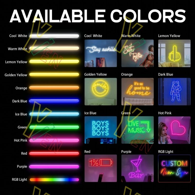 Luz de letrero de neón LED personalizada, globo ocular, dibujos animados, arte Pop, decoración de habitación, arte de pared, letrero de negocios, impresión UV