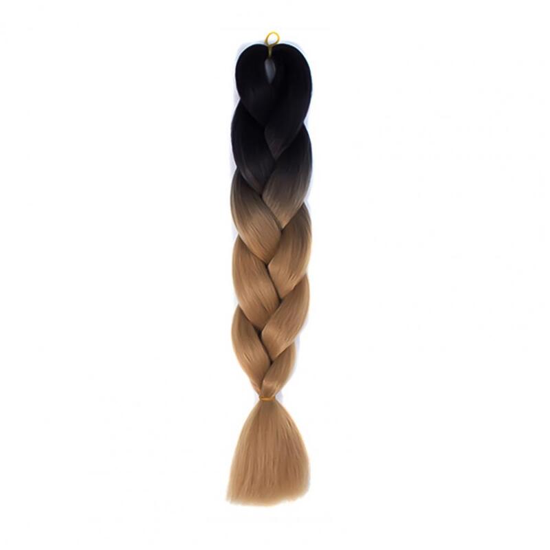 Warkocz Jumbo syntetyczny warkocz z włosów Ombre Ombre Jumbo do przedłużania włosów DIY do włosów warkocze wysokotemperaturowa szydełkowa peruka gradientowa