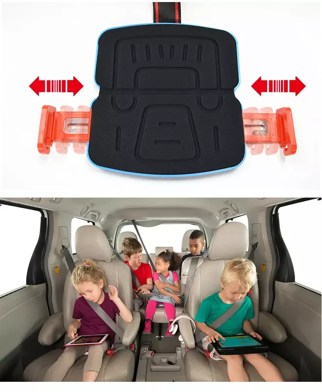 Ifold-赤ちゃん用のポータブルカーシート,安全クッション,トラベルポケット,折りたたみ式チャイルドシート,ハーネスとゴブースター