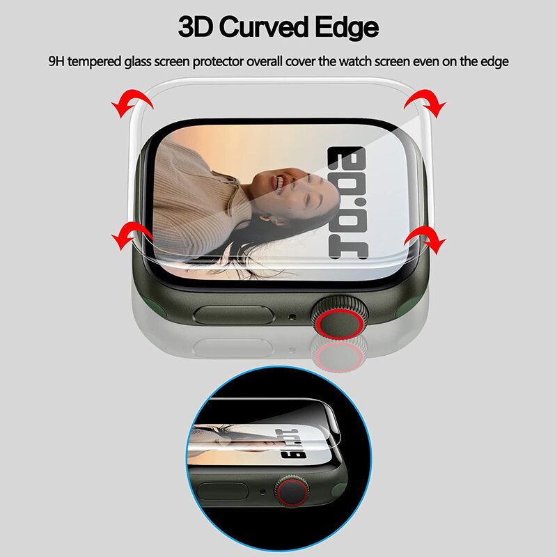 Filme protetor de tela para apple watch ultra 876543 se não temperado filme de vidro iwatch série 49mm 45mm 44mm 42mm 41mm 40mm 38mm