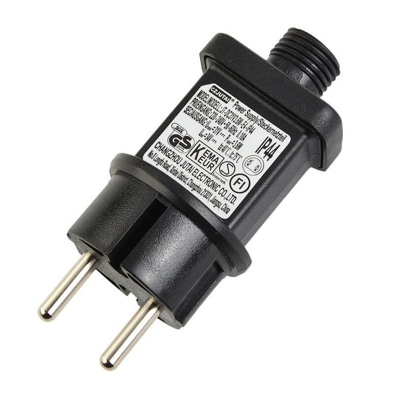 European Power Socket Plugs LED Fairy Light Power Supply Adapter Transformer Driver IP44 31V Max 3.6W String Light Accessories