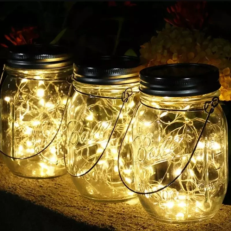 Oświetlenie butelki szklana lampa dekoracja zewnętrzna ogrodowych oświetlenie świąteczne zasilanych energią słoneczną
