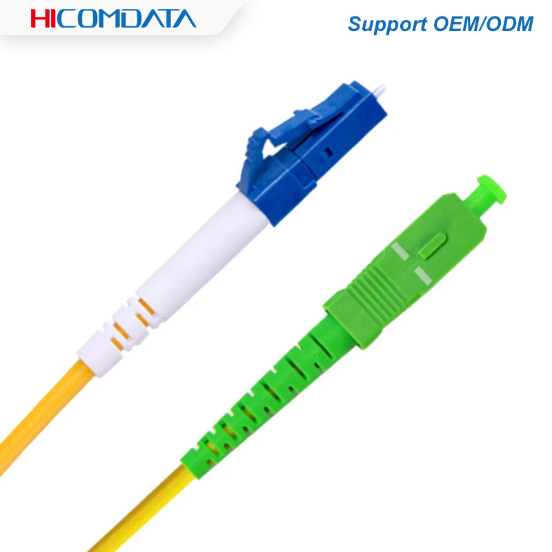 SC/APC-LC/UPC 3M simples único modo fibra óptica cabo remendo SC-LC 2.0mm 3.0mm FTTH fibra cabo remendo 1M 3M 5M 10M