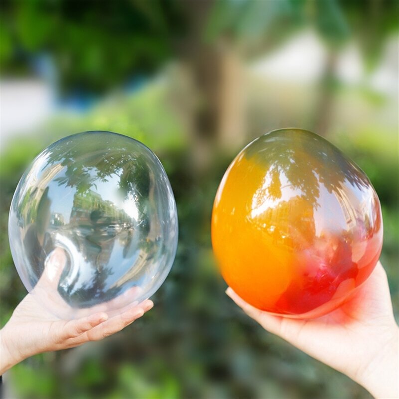 Brinquedo mágico bolha segura soprando bolas bolha coloridas competição cor aleatória balões coloridos plástico