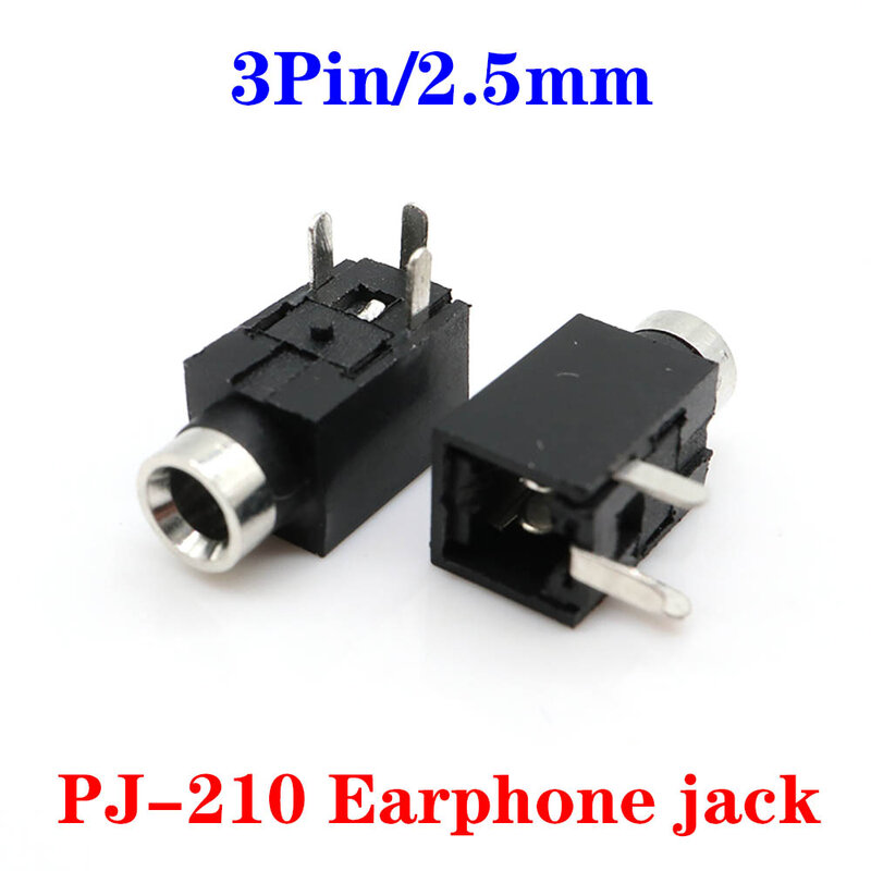 1-5 pz 2.5/3.5MM PJ-392 324 210 320 307M 359 342 Jack presa Stereo femmina con vite 3.5 connettore per cuffie Audio Video