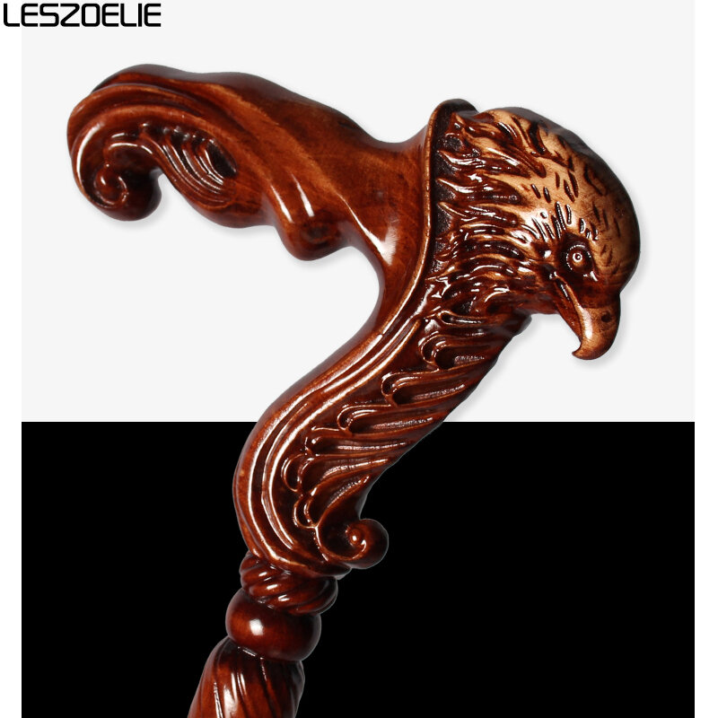 95cm estilo de águia alemão faia bengala de madeira homem destacável bengalas de passeio feminino elegante