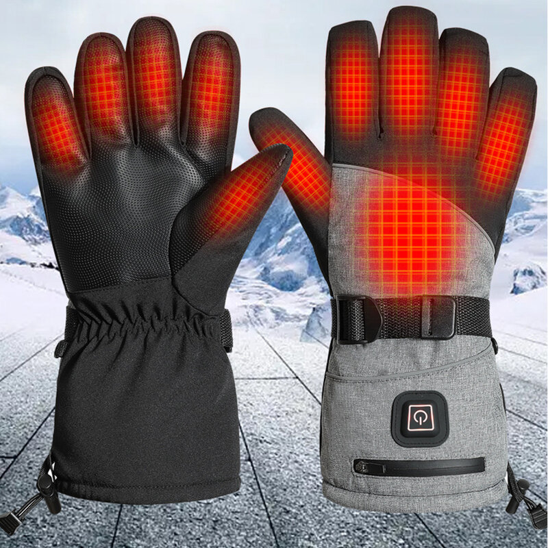 Blijf Oplaadbare Handoplaadbare Warmers Oplaadbare Thermische Handschoenen Bescherming Voor Motorfiets Oplaadbaar Zwart