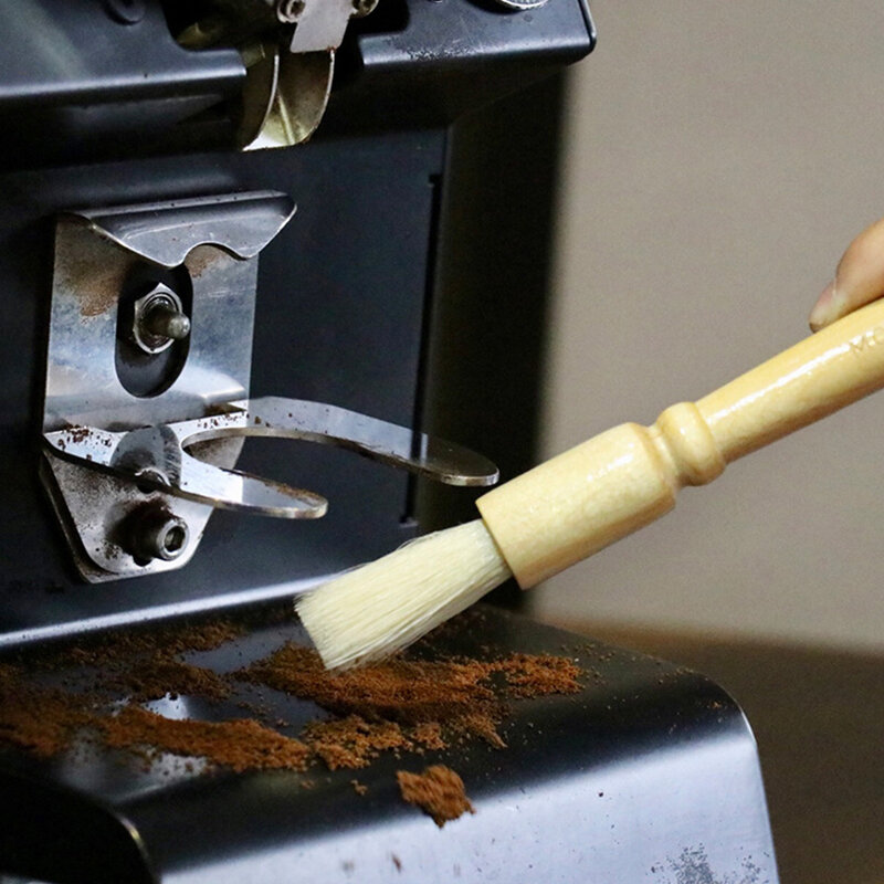 Чистящая Щетка для кофе эспрессо, набор для чистки кофе, зеркальная профессиональная щетка для чистки кофейных гримов