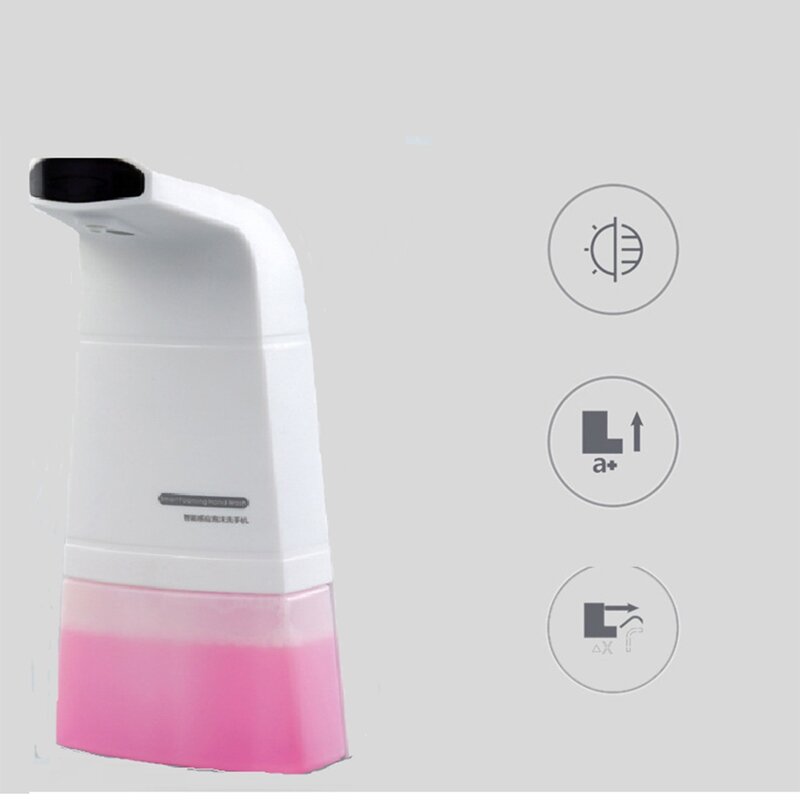 Dispenser di sapone in schiuma Dispenser di sapone a induzione a infrarossi senza contatto in schiuma intelligente liquida