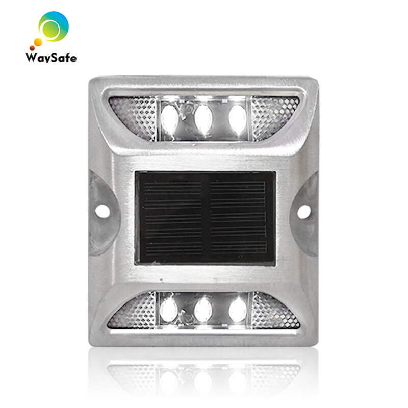 Réflecteur de goujon de route à énergie solaire, lumière de quai de pont, mode flash, boîtier en aluminium, prix de gros