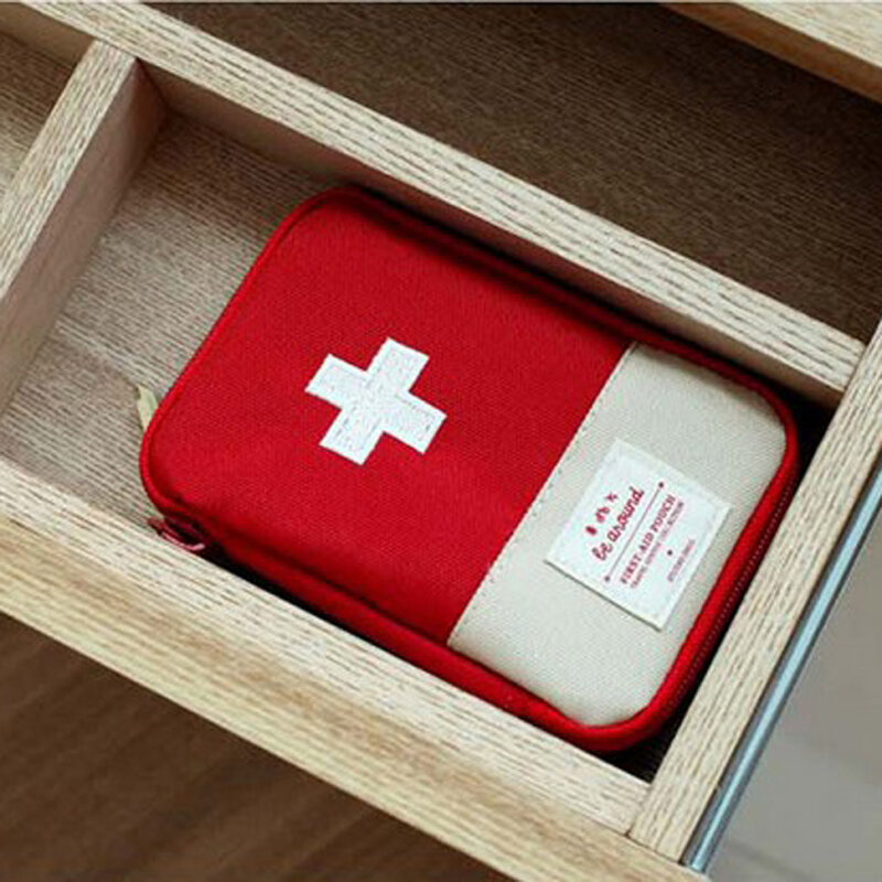 Mini sac à médicaments Portable mignon, Kit de premiers secours, Kits d'urgence médicale, organisateur de voyage, sac de rangement de médicaments et de pilules à la maison
