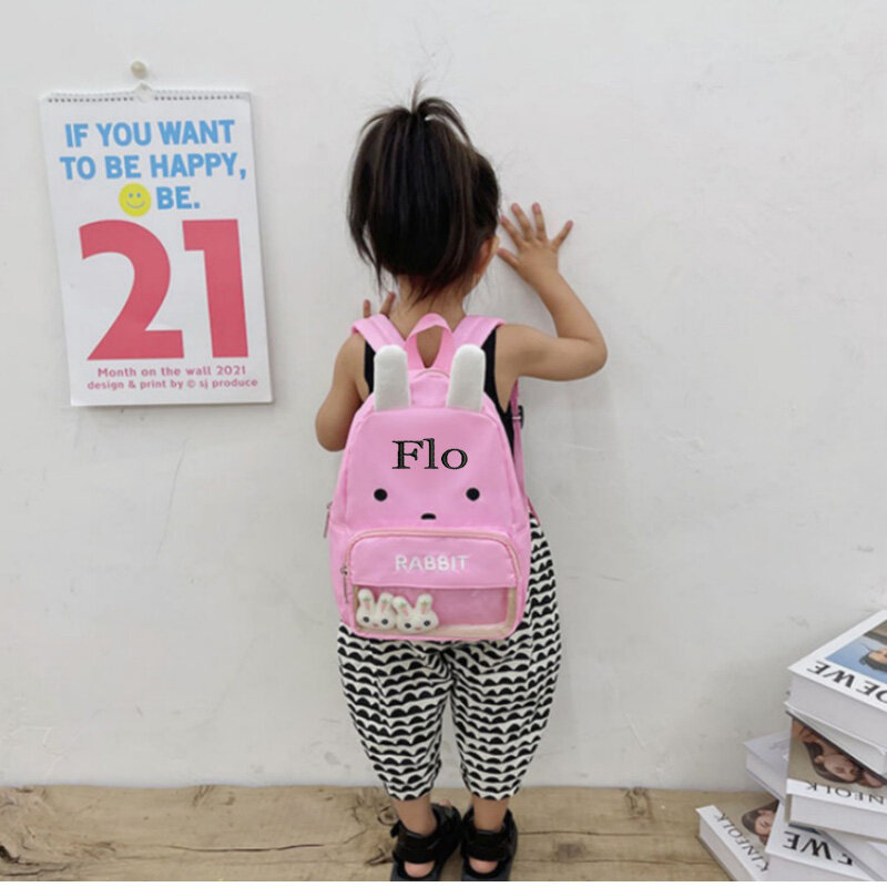 Mochila De Animales para niños, mochila de jardín de infantes, bolsa bonita antipérdida, regalo de inicio escolar personalizado
