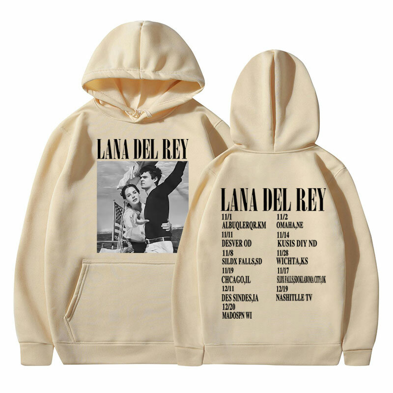 Mode Lana Del Rey Heren Hoodie Heren En Dames Mode Eenvoudige Lange Mouwen Pullover Straat Trend Harajuku Grote Sweatshirt