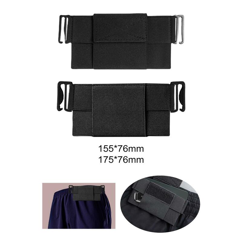 Invisible Wallet Waist Bag Belt Waist Pouch Universal Clip on Card Storage Bag for Jogging Hunting Climbing Workout Outdoor