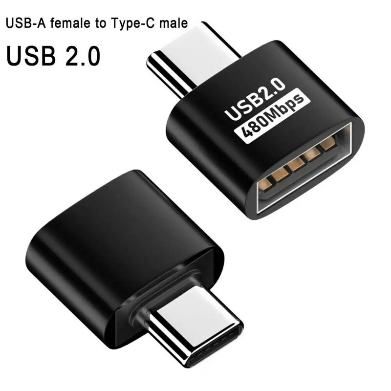 Usb to Type-c Adapter High-speed File Transfer Adapter High-speed Type-c to Usb-a 2.0 Adaptor for Data Transfer for Camera