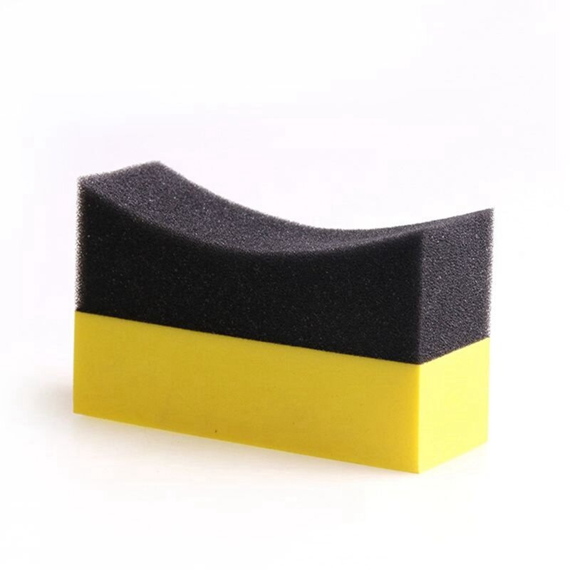 6 pezzi di tamponi per applicatori di medicazione per contorni di pneumatici Gloss Shine Color Polishing Sponge Wax