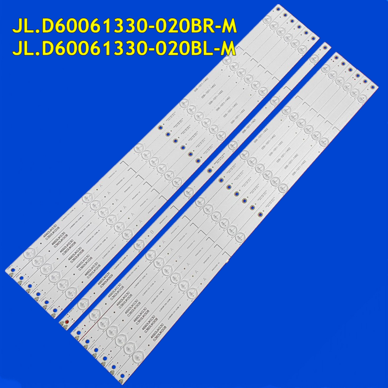 Tira de retroiluminação LED, 4T-C60BJ3T, 4T-C60BFMA, LCD-60SU475A, LCD-C60AHGA, LCD-C60AHZA, JL.D60061330-020BR-M, JL.D60061330-020BL-M