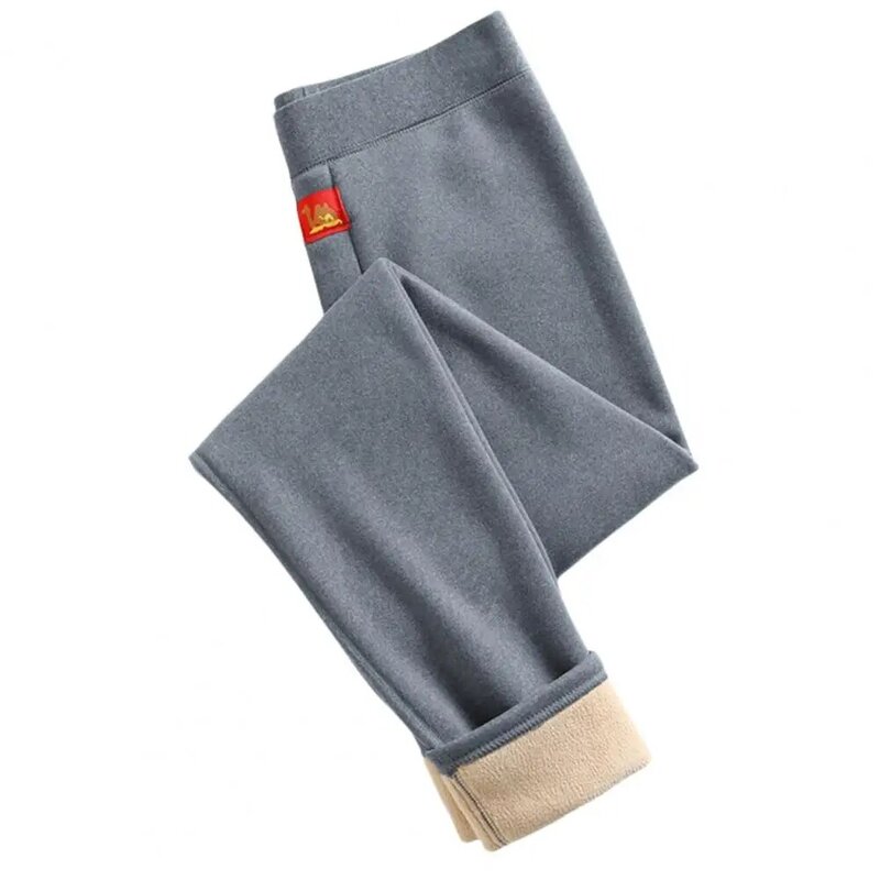 Pogoda legginsy polar dla mężczyzn spodnie z polarową podszewką grube pluszowe termiczne spodnie zimowe Unisex elastyczne dla odporności