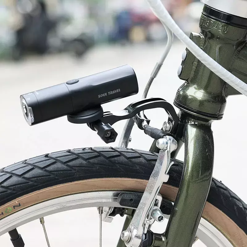 للطي دراجة شوكة مضيا حامل سبائك الألومنيوم ضوء قوس IAMOK Gopro قاعدة كاميرا جبل ل BROMPTON دراجة اكسسوارات
