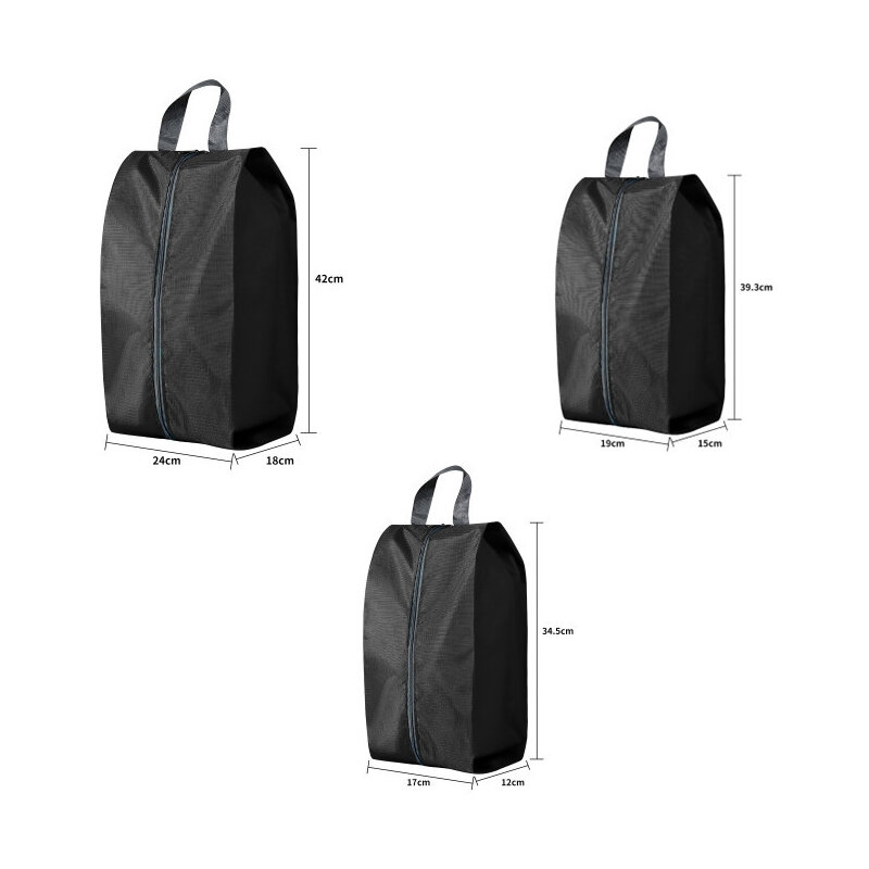 Dustproof Foldable Shoes Storage Bags, Saco de sapatos de nylon portátil, Bolsa impermeável, Organizador multifuncional, Viagem ao ar livre