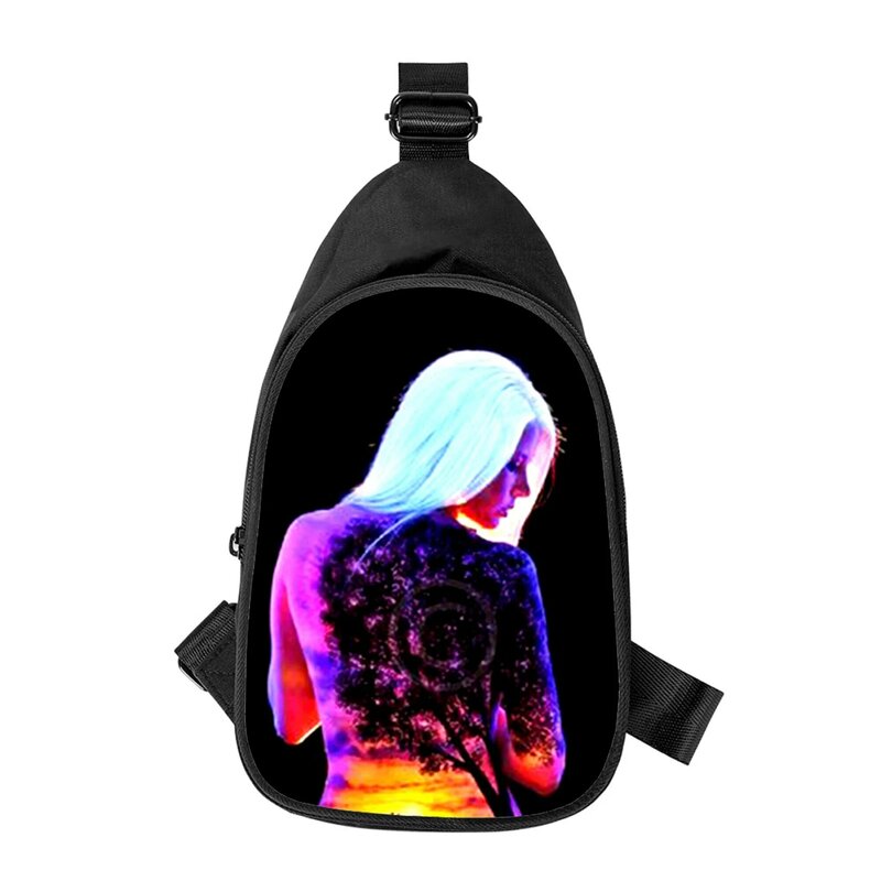 Мужская нагрудная сумка с 3D принтом для девушек, индивидуальная Сумочка через плечо для мужчин и женщин по диагонали, школьный поясной кошелек для мужа