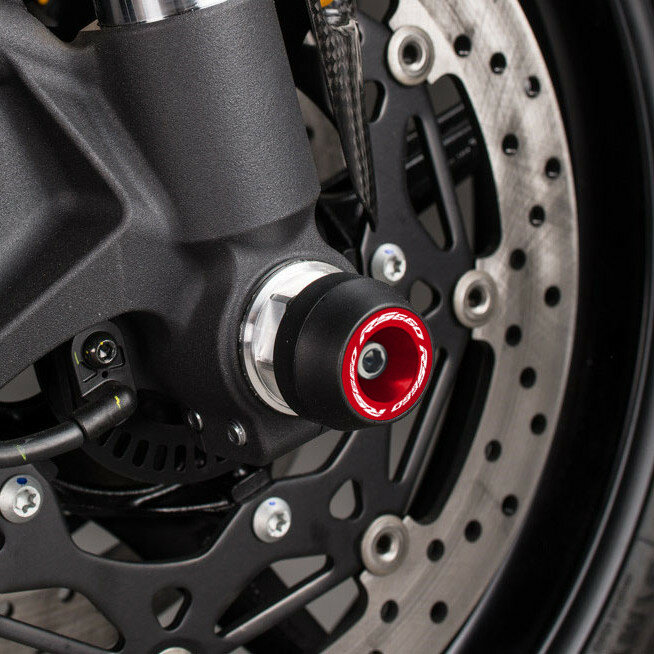 Almohadilla protectora de deslizadores de choque para motocicleta Aprilia RS660 TUONO 660, 2020, 2021, 2022, 2023, 2024, horquilla de eje de rueda delantera y trasera