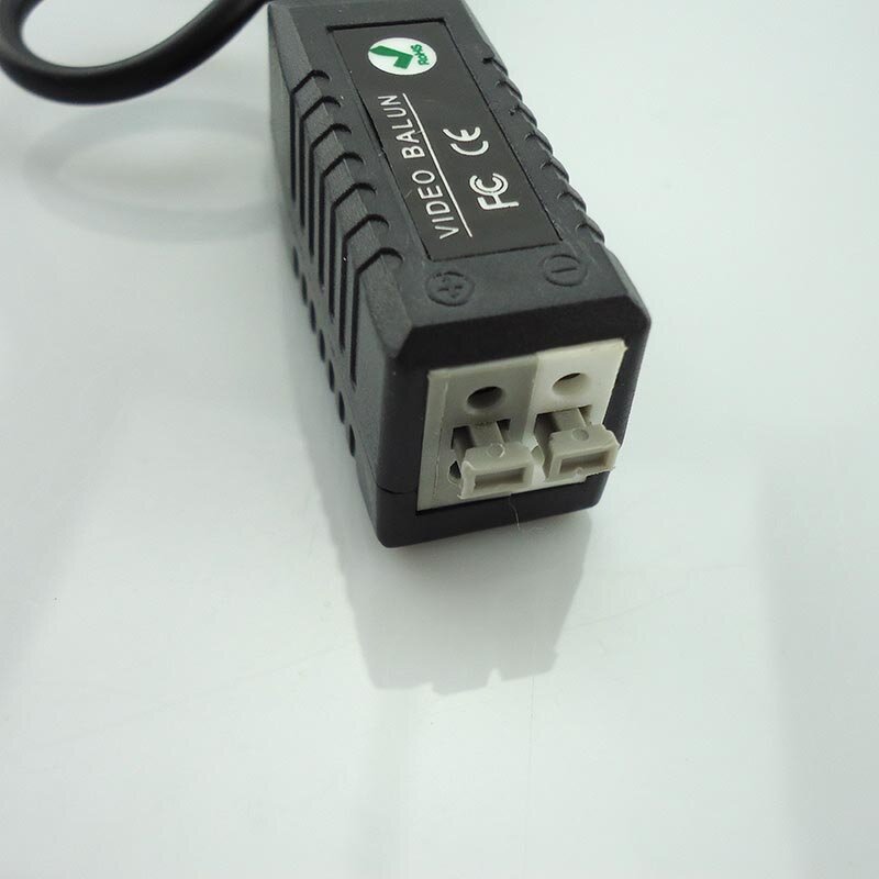 5/10 par wzmocnionych skręconych Bnc Cctv Video Balun pasywny kamera audio Transceiver Utp Balun Bnc Mail do Cat5 przewód Cctv Q1