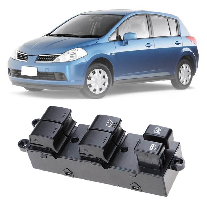 Dla Nissan TIIDA 2006-2010 elektryczny przełącznik sterowania szybami przycisk podnośnika 25401-1JY0A