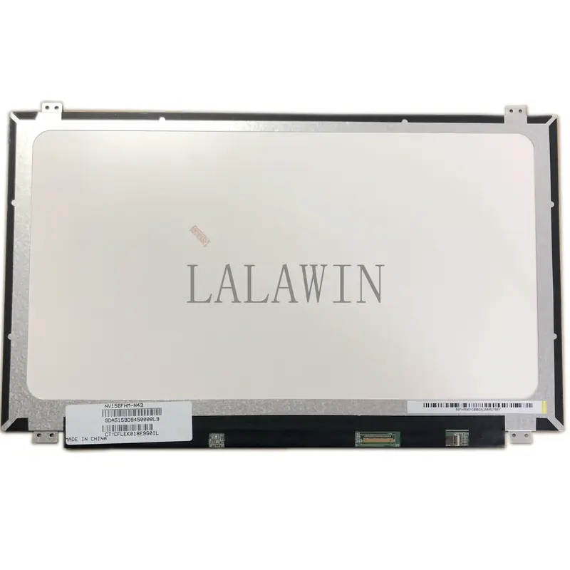 Painel de tela LCD para laptop, apto para NV156FHM-N43, NV156FHM-N41, NV156FHM-N42, LP156WF4, SPU1, LP156WF6, SPF1, IPS 30 pinos, EDP, 1920x1080